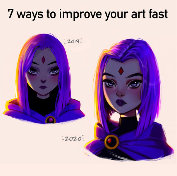 7 Ways to Improve Your Art Fast