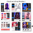 Load image into Gallery viewer, Procreate Nose stamps, brushes, Muzenik Procreate Brushes