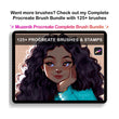 Load image into Gallery viewer, Muzenik Procreate Gradient Brushes, Rainbow Brush Set