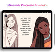 Load image into Gallery viewer, Muzenik Procreate Painting Brushes : Set of 11 (12 free brushes)