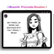 Load image into Gallery viewer, Muzenik Procreate Painting Brushes : Set of 11 (12 free brushes)