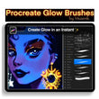 Load image into Gallery viewer, Muzenik Procreate Glow Brushes: Create Glow in an Instant