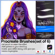 Load image into Gallery viewer, Muzenik Procreate Glitter Highlights-Pencil -Neon brush