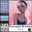 Load image into Gallery viewer, Procreate Texture and Pattern brushes/Procreate background brushes