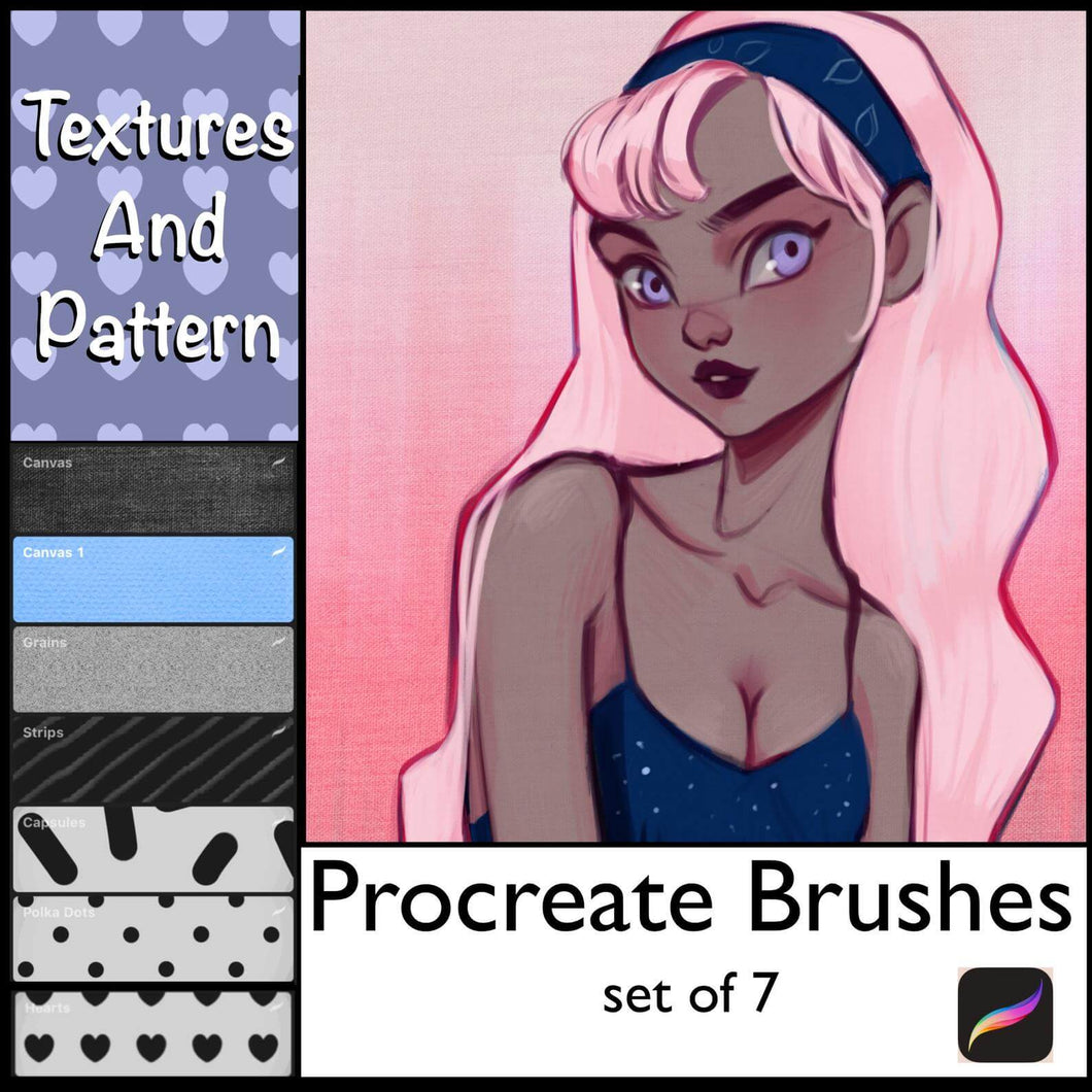 Procreate Texture and Pattern brushes/Procreate background brushes