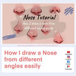 Load image into Gallery viewer, How to draw the Nose from different directions EASILY MuzenikArt
