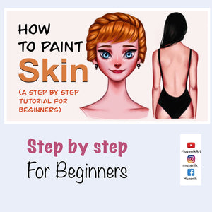 How to paint skin- A step by step tutorial for beginners