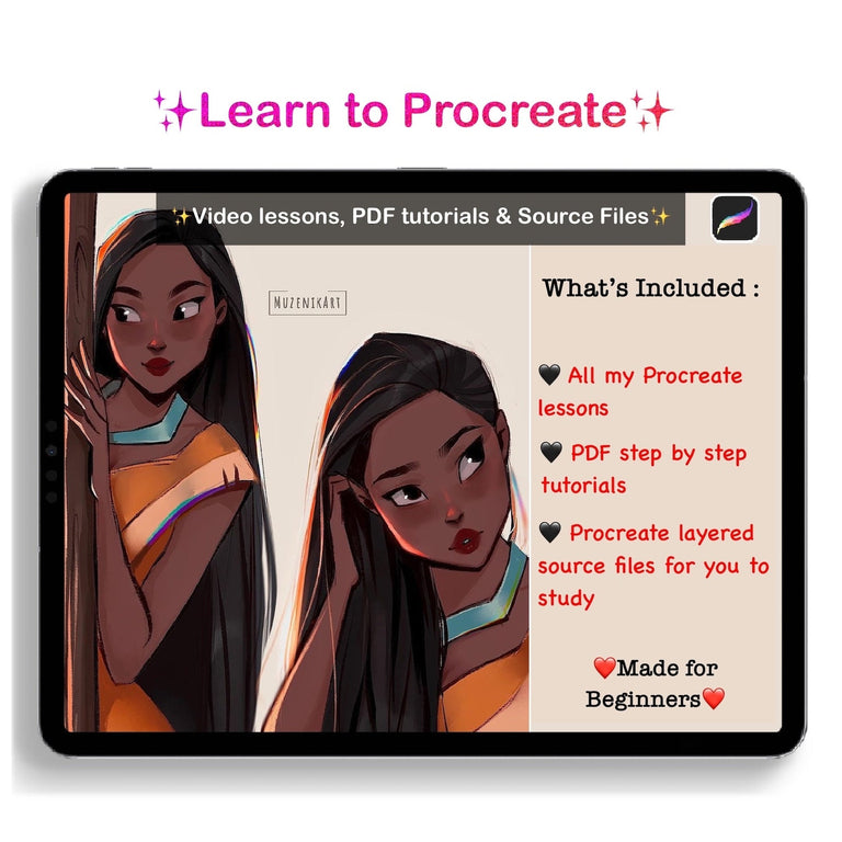 Procreate Lessons for Beginners, Learn to Procreate, Procreate Classes ✨OFFER✨