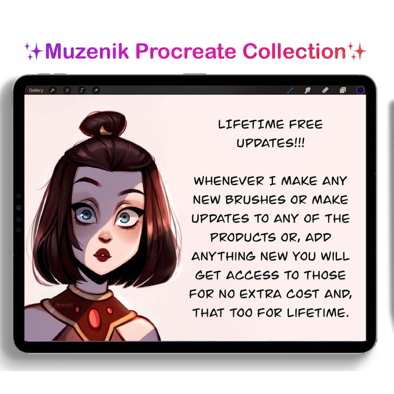Muzenik Procreate Collection: All Inclusive with Free Lifetime Updates✨