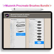 Load image into Gallery viewer, Muzenik Procreate Brushes Bundle: 10 complete sets with bonus sets , 125+ brushes, all in one package ✨OFFER✨
