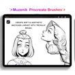 Load image into Gallery viewer, Muzenik Procreate Painting Brushes : Set of 11 (12 free brushes) *OFFER*
