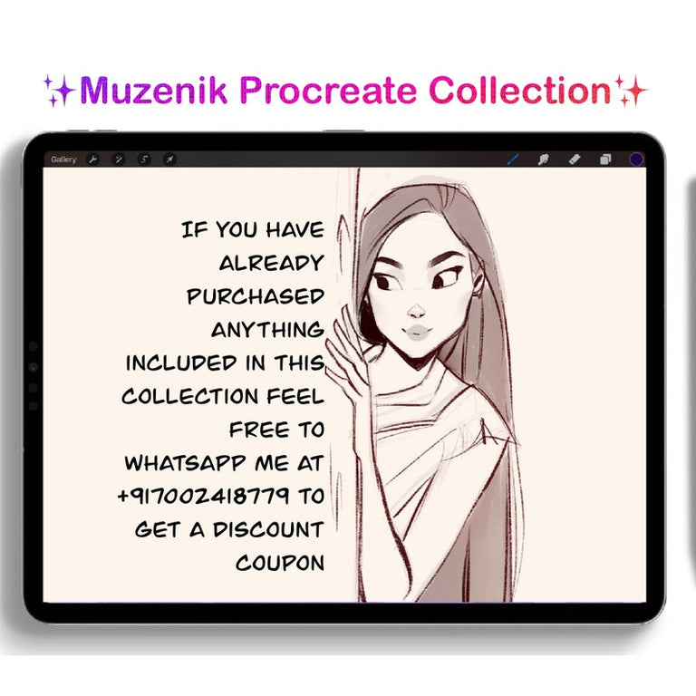 Muzenik Procreate Collection: All Inclusive with Free Lifetime Updates✨