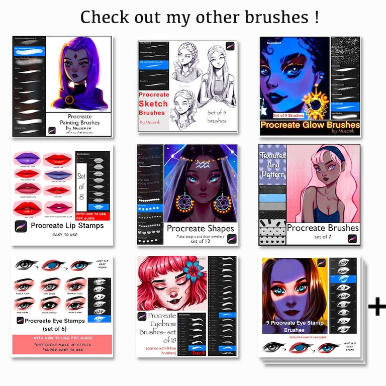 Muzenik Procreate Glow Brushes: Create Glow in an Instant