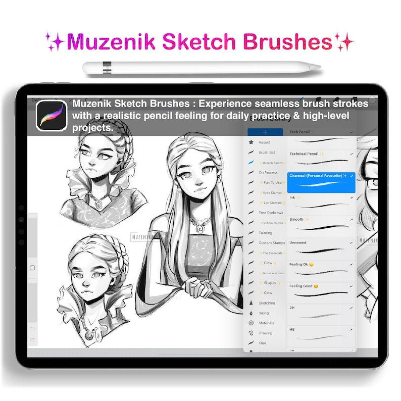 11 Free Procreate Brush Resources to Bookmark For Later [2024] - Geekflare