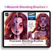 Load image into Gallery viewer, Must Have Procreate  Blending Brushes for effective and easy blending(included in my Procreate Painting Set)
