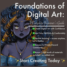 Load image into Gallery viewer, Foundations of Digital Art: A Complete Beginner’s Guide MuzenikArt
