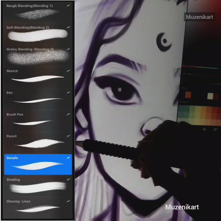 Procreate Texture and Pattern brushes/Procreate background brushes
