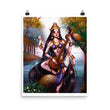 Load image into Gallery viewer, Hindu Goddess Saraswati Poster/Art Print

