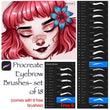 Load image into Gallery viewer, Procreate Eyebrow Stamp Brushes : Set of 18 with 6 Free Stamps
