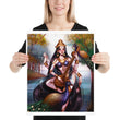 Load image into Gallery viewer, Hindu Goddess Saraswati Poster/Art Print
