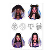 Load image into Gallery viewer, Muzenik Art Zodiac Signs Sticker sheet/ Leo/ Virgo/ Libra/ Scorpio  Stickers
