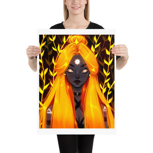 Sun Girl : Original Art by Muzenik Poster/Art Print
