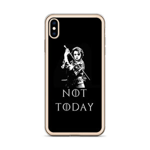 Game of thrones Arya Stark Not Today iPhone Case