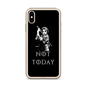 Game of thrones Arya Stark Not Today iPhone Case - MuzenikArt