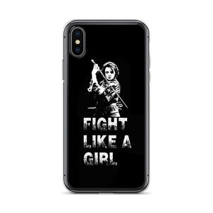Game of thrones Arya Stark Fight Like a Girl iPhone Case - MuzenikArt