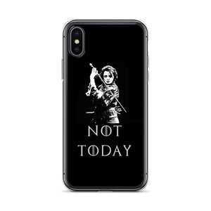 Game of thrones Arya Stark Not Today iPhone Case - MuzenikArt